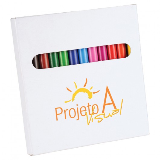 Printed 12 Piece Colouring Pencils